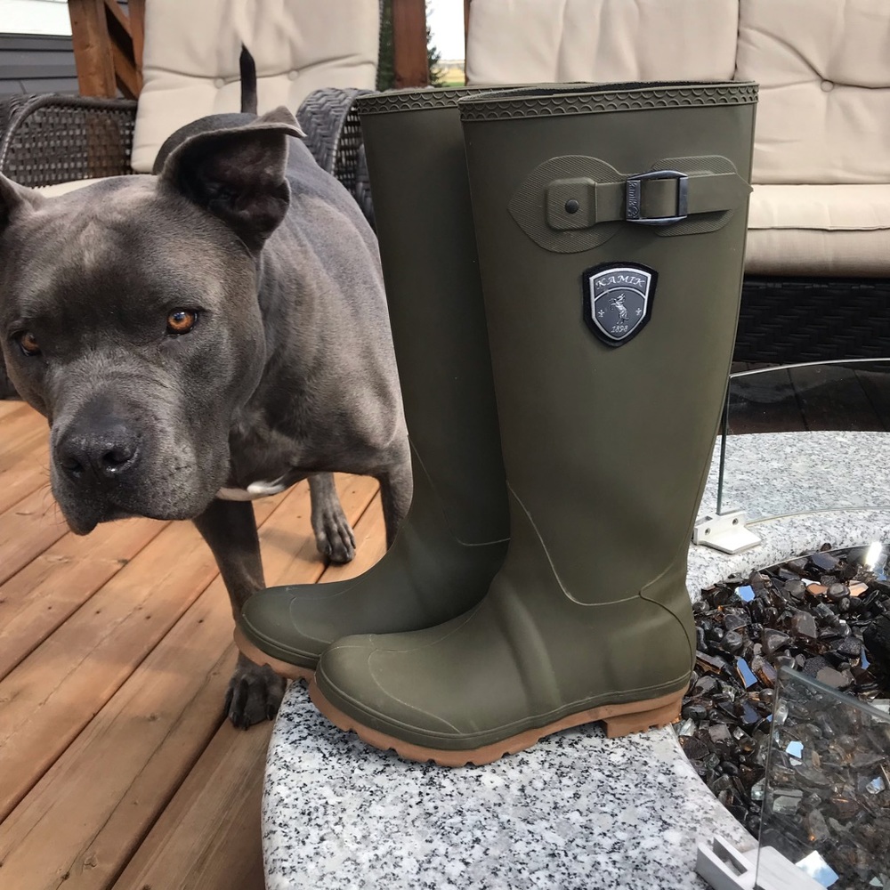 Kamik Women's Jenniffer Tall Rain Boots, green